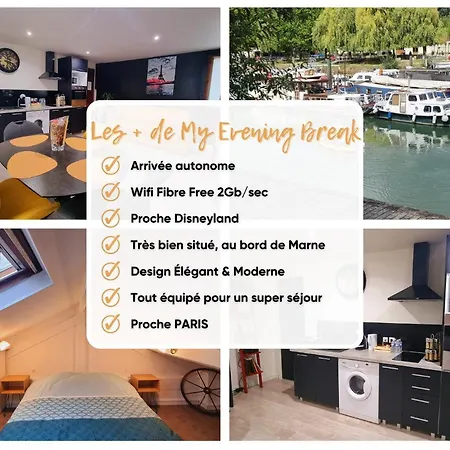 Evasion Entre Paris, Disneyland Et Bords De Marne Apartamento Noisy-le-Grand